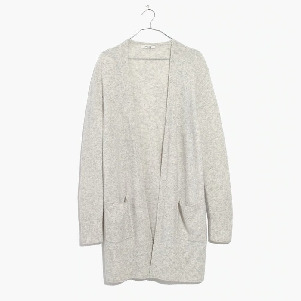 Madewell Soft Cream Cardigan Sweater - Picture 2 of 8